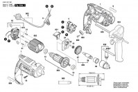 Bosch 3 601 B17 070 GSB 13 Percussion Drill Spare Parts